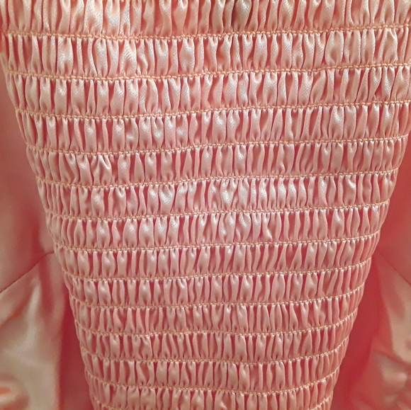 Wild Fable Satin Ruched Mini Dress NWT - Picture 5 of 9